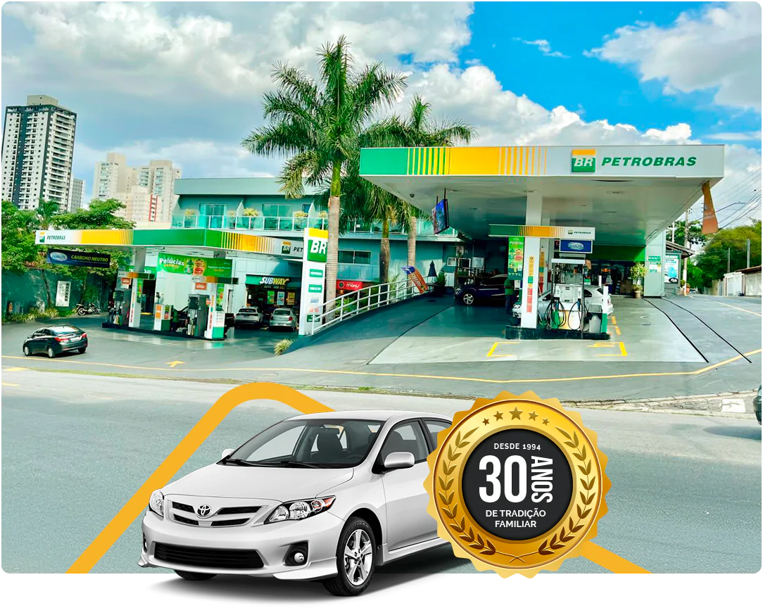 Auto Posto Montagnoli em Osasco com selo de 30 anos de tradição familiar